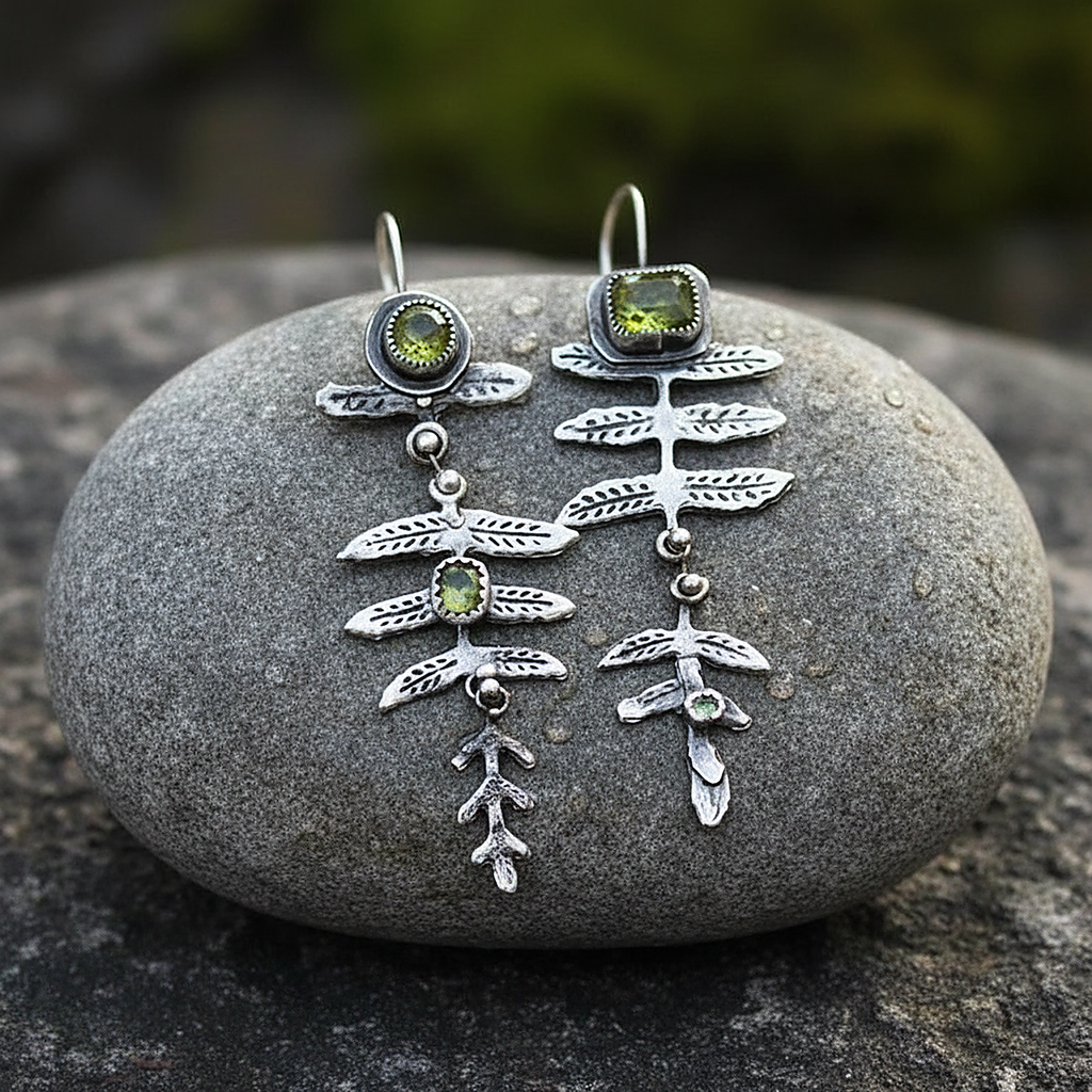 Rosalie Peridot Earrings