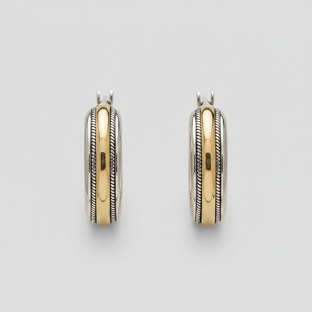 Lucine Gold Hoop Earrings
