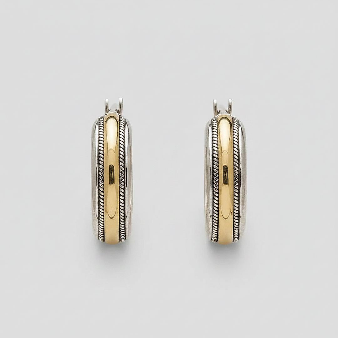 Lucine Gold Hoopsøreringer