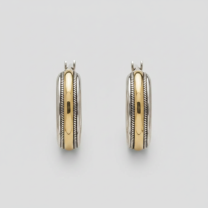 Lucine Gold Hoopsøreringer