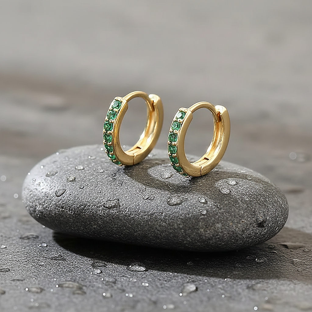 Boucles d'oreilles Goutte Dorées Inspirées de la Côte