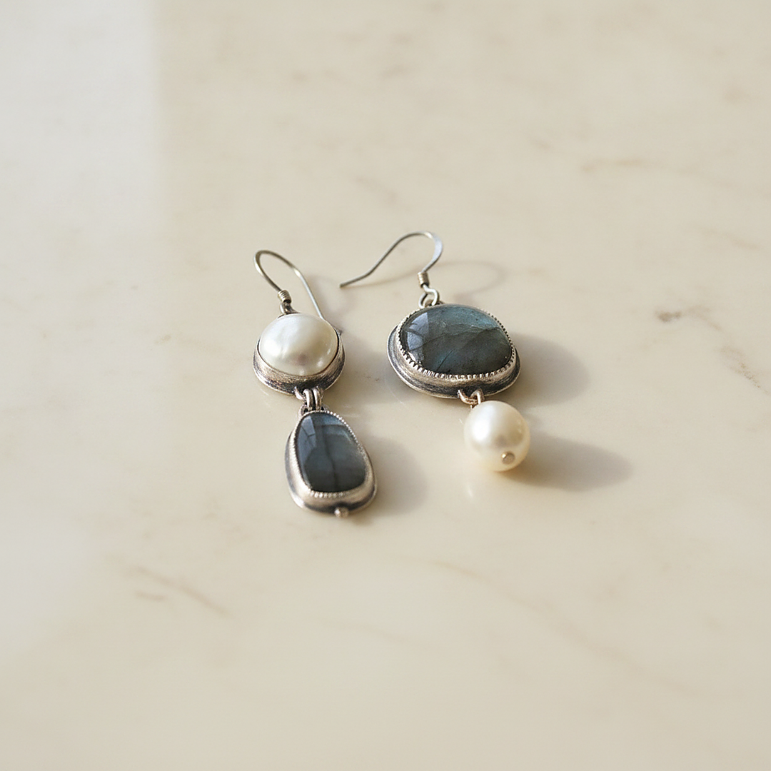 Pendientes de perlas Petra