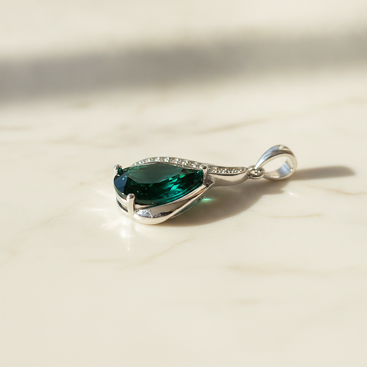 Aurelie Emerald Necklace