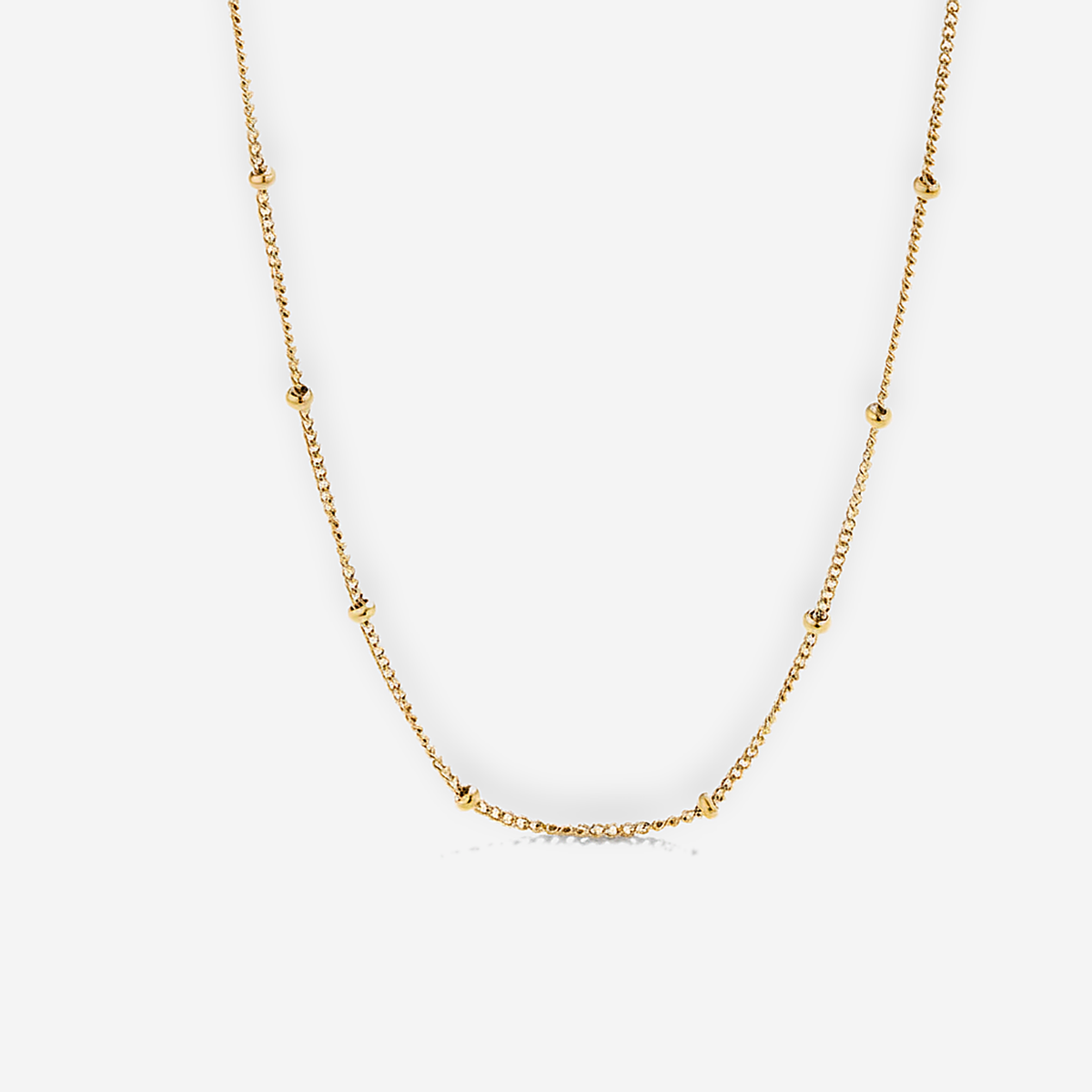 Niyah Beaded Gold Necklace