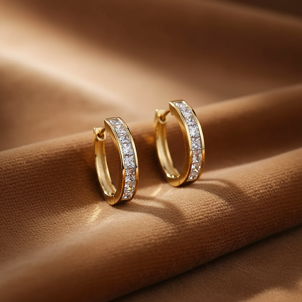 Boucles d’oreilles en cristal Hespera