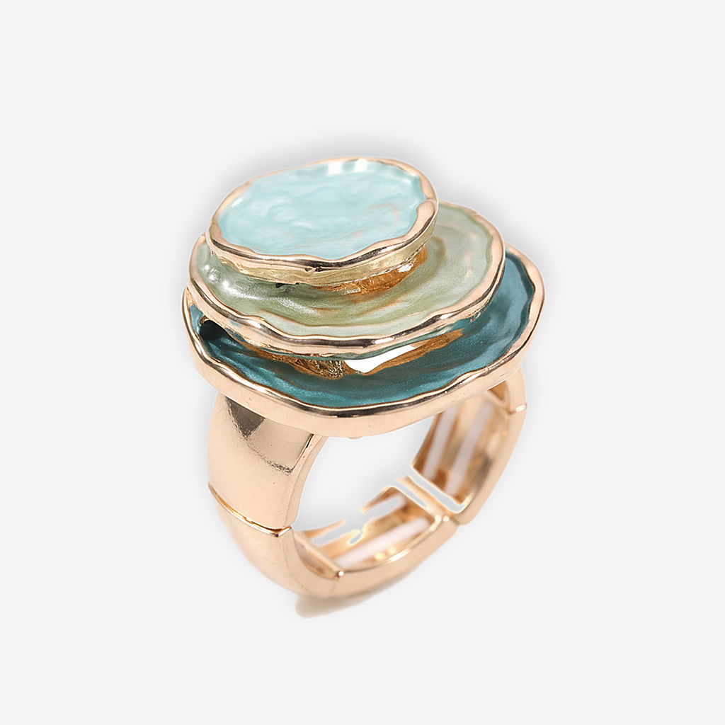 Juniper Enamel Stack Ring detail