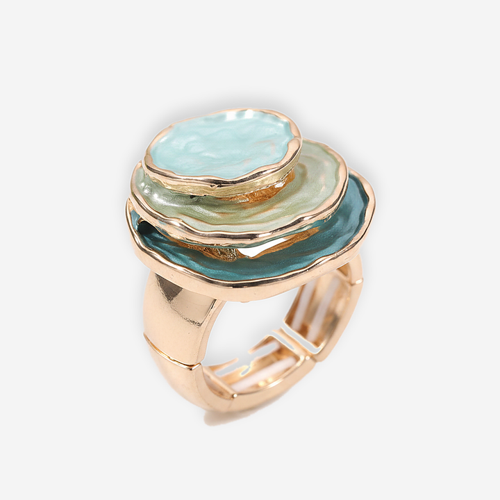 Juniper Enamel Stack Ring detail