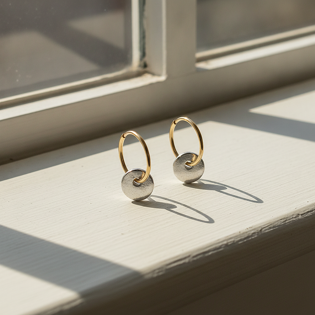 Boucles d’oreilles Elowen en argent