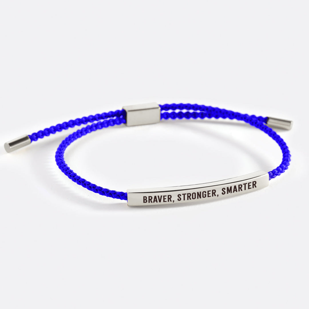 Pulseira Inspire Mais Corajosa, Mais Forte, Mais Inteligente
