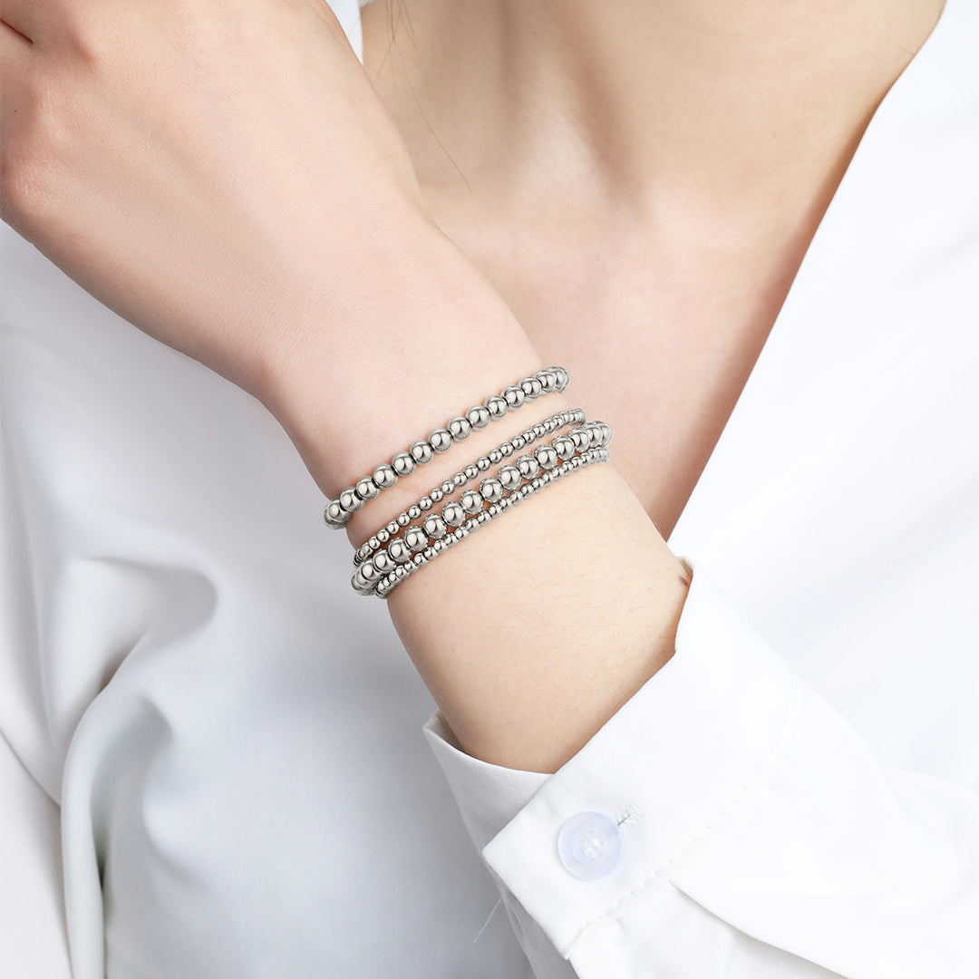 3mm & 5mm kralenarmband stapelset
