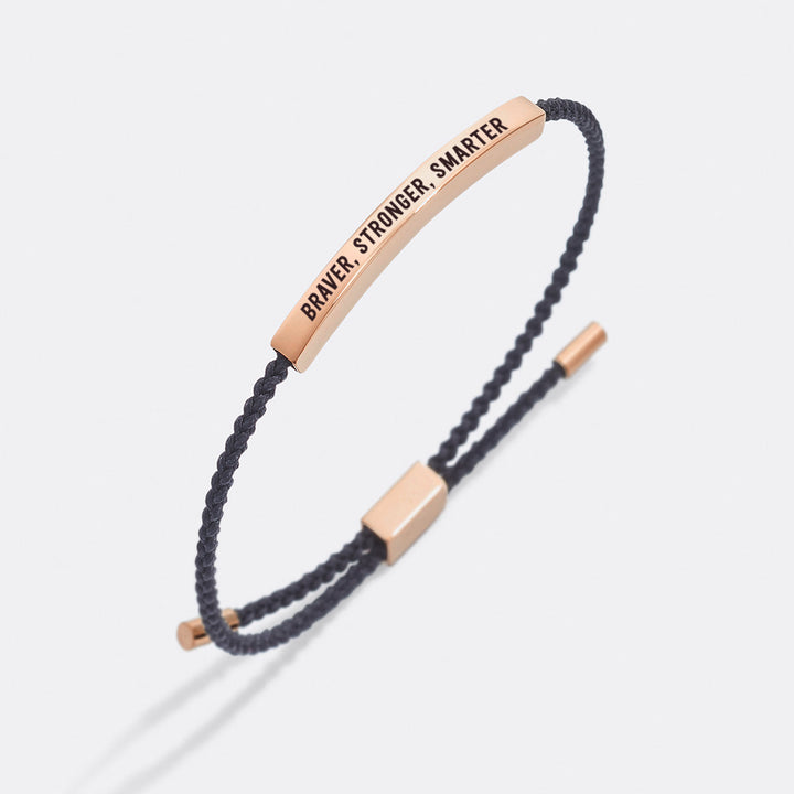 Pulseira Inspire Mais Corajosa, Mais Forte, Mais Inteligente