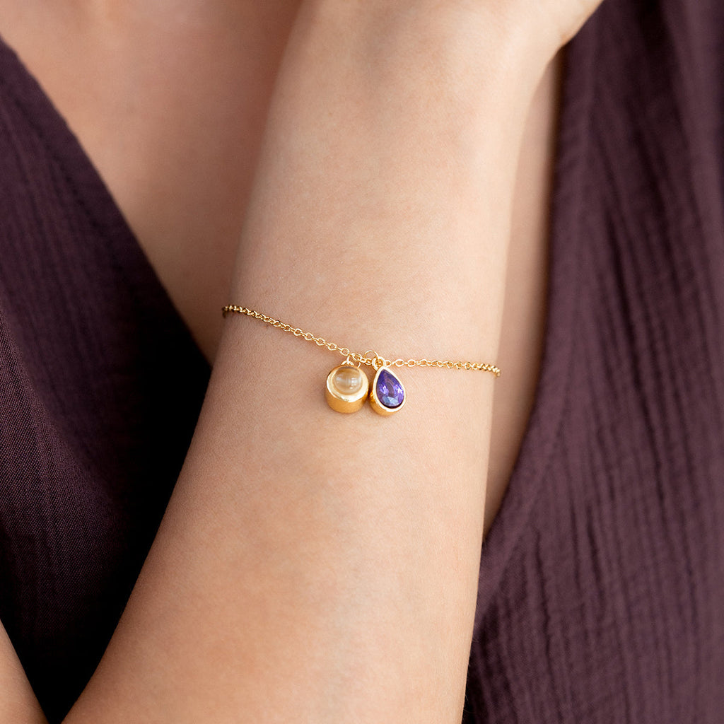 Födelsestenfotoarmband