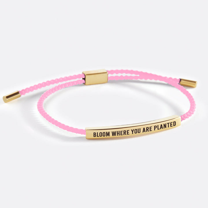 Blühe, wo du gepflanzt bist – Inspirierendes Armband