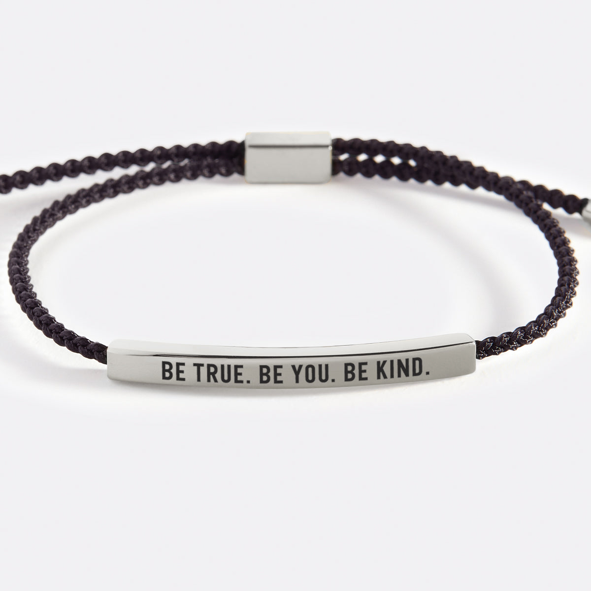 Var sann. Var dig själv. Var vänlig Inspirerande armband