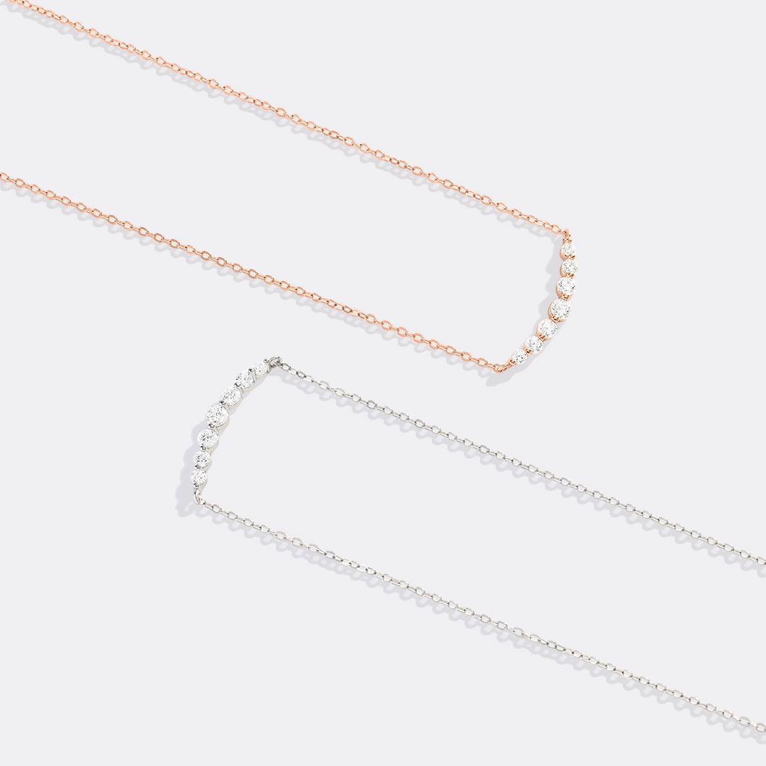 Classic Arc Diamond Necklace