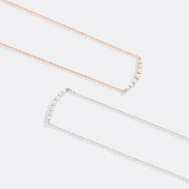 Classic Arc Diamond Necklace