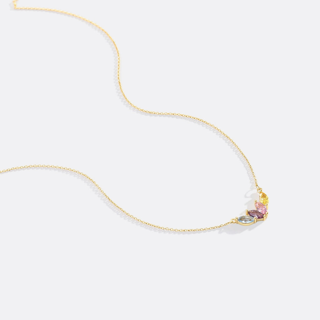 Elegant Family Birthstone Necklace