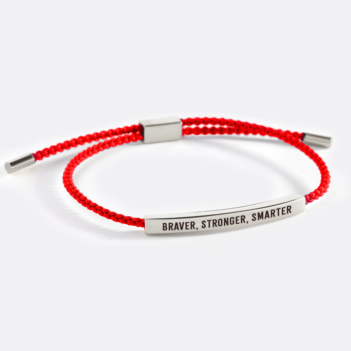 Pulseira Inspire Mais Corajosa, Mais Forte, Mais Inteligente