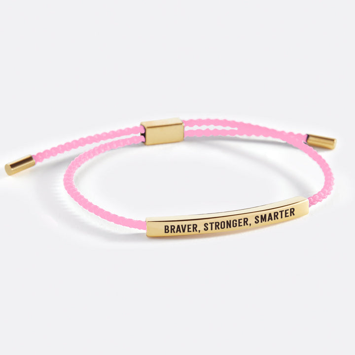 Pulseira Inspire Mais Corajosa, Mais Forte, Mais Inteligente