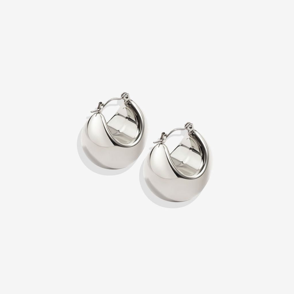 Sculpted Hoop Earrings