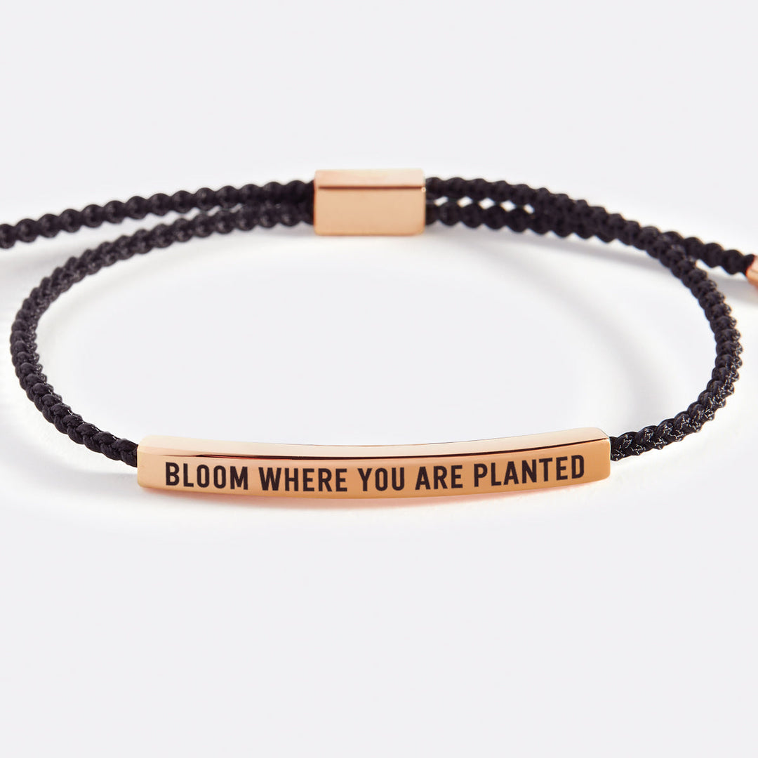Blühe, wo du gepflanzt bist – Inspirierendes Armband