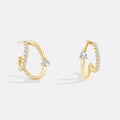 The Nova Double Hoop Earrings
