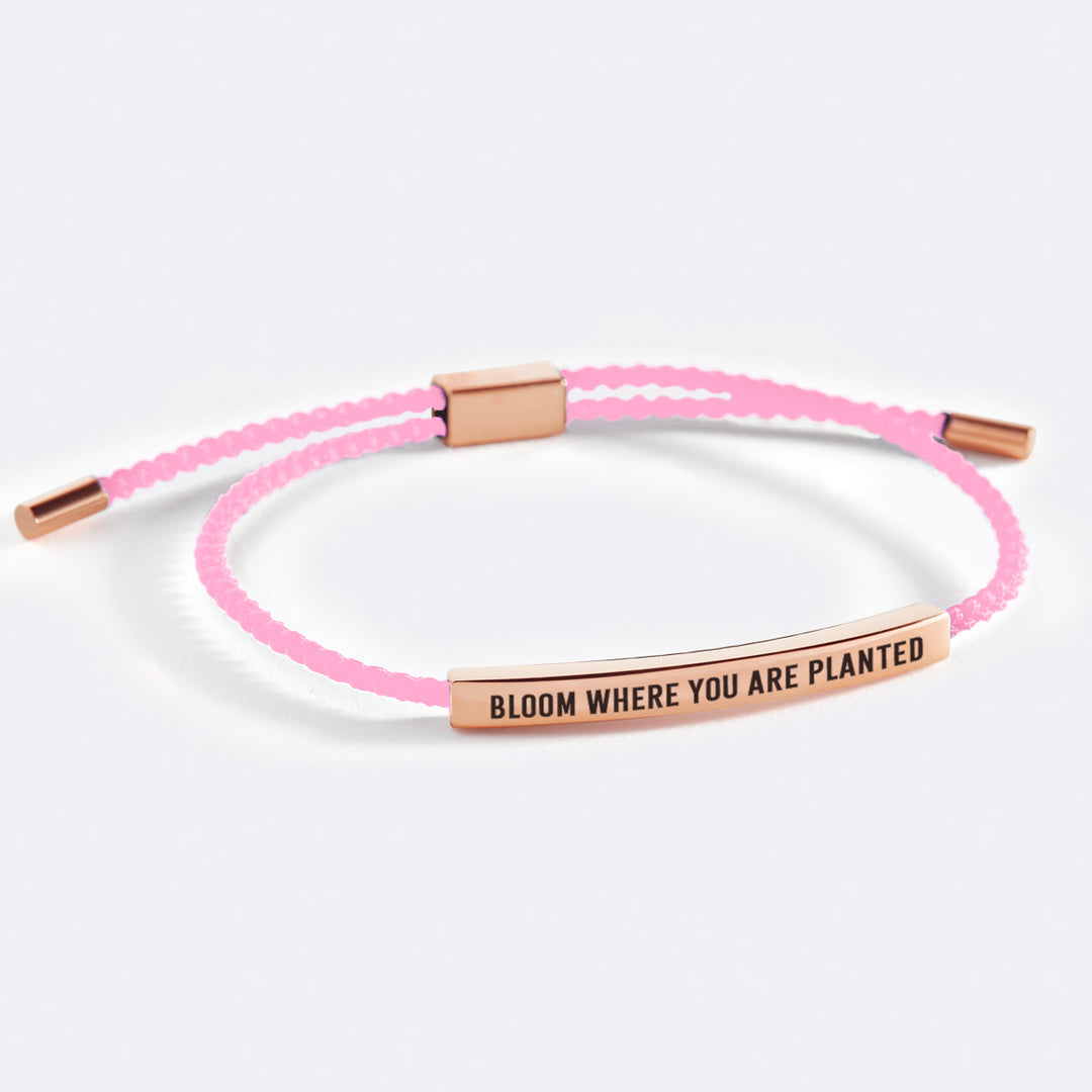 Blühe, wo du gepflanzt bist – Inspirierendes Armband