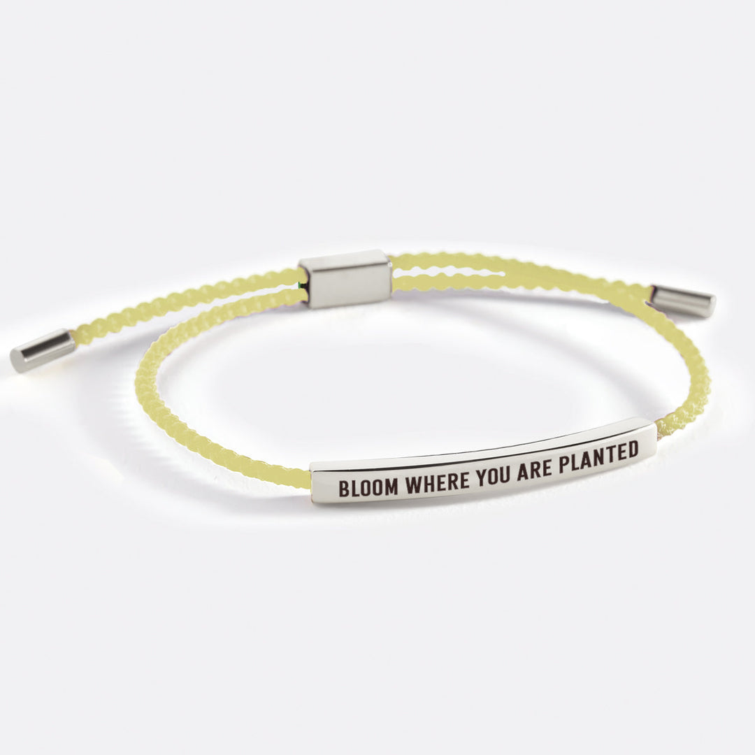Blühe, wo du gepflanzt bist – Inspirierendes Armband