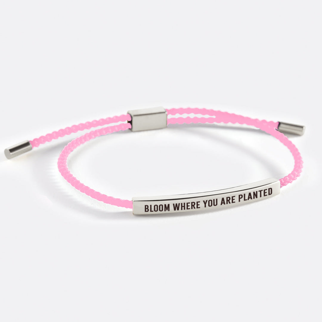 Blühe, wo du gepflanzt bist – Inspirierendes Armband
