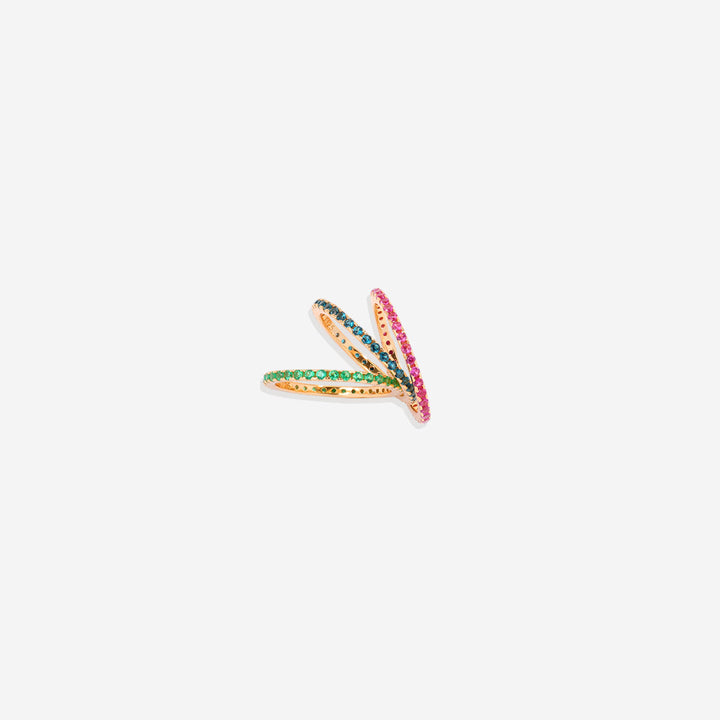Febuary Birthstone Eternity Stacking Ring