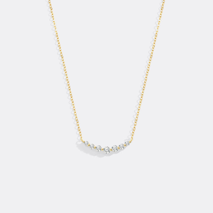 Classic Arc Diamond Necklace