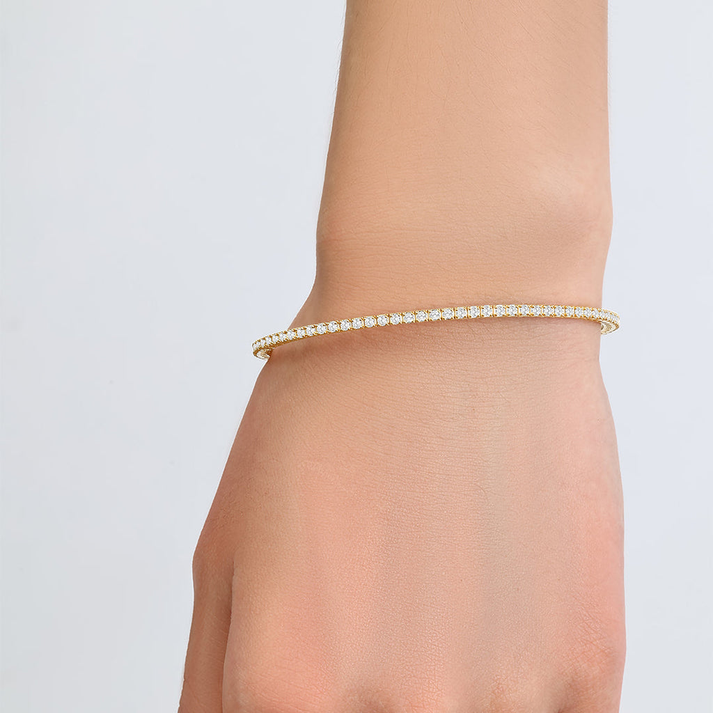 Flexibele Diamanten Tennisarmband