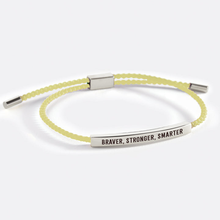 Pulseira Inspire Mais Corajosa, Mais Forte, Mais Inteligente