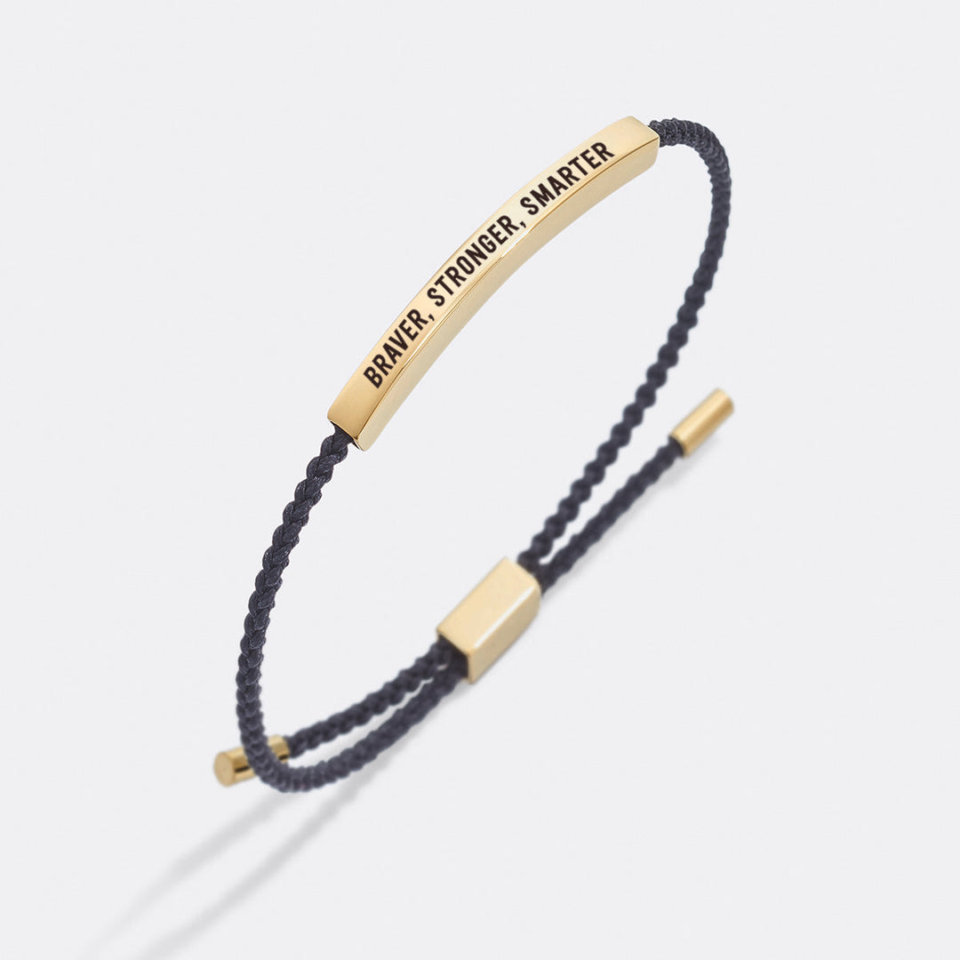 Pulseira Inspire Mais Corajosa, Mais Forte, Mais Inteligente