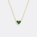 Collana delicata a catena a clip con cuore