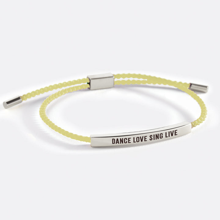 Dance Love Sing Live Inspire Bracelet