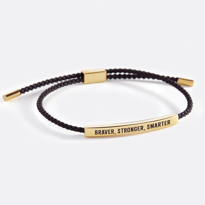 Pulseira Inspire Mais Corajosa, Mais Forte, Mais Inteligente