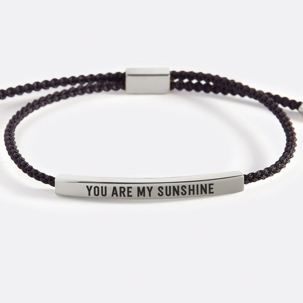 Du er min solskin inspirerende armbånd