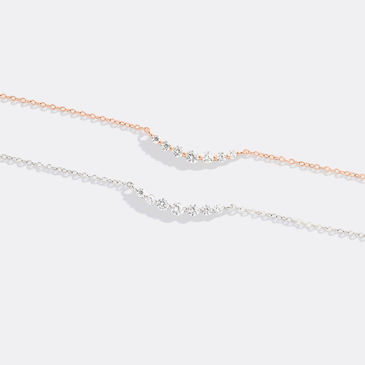 Classic Arc Diamond Necklace