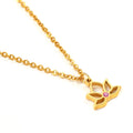 Mini Lotus geboortesteen hanger ketting