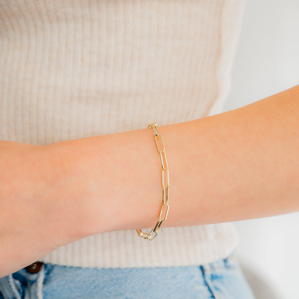 Bracelet chaîne trombone Open Link