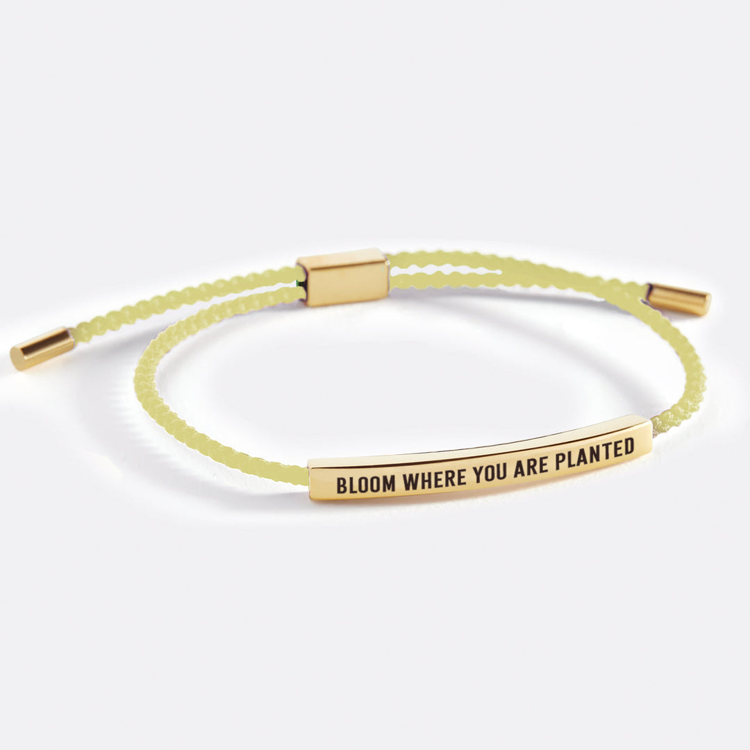 Blühe, wo du gepflanzt bist – Inspirierendes Armband