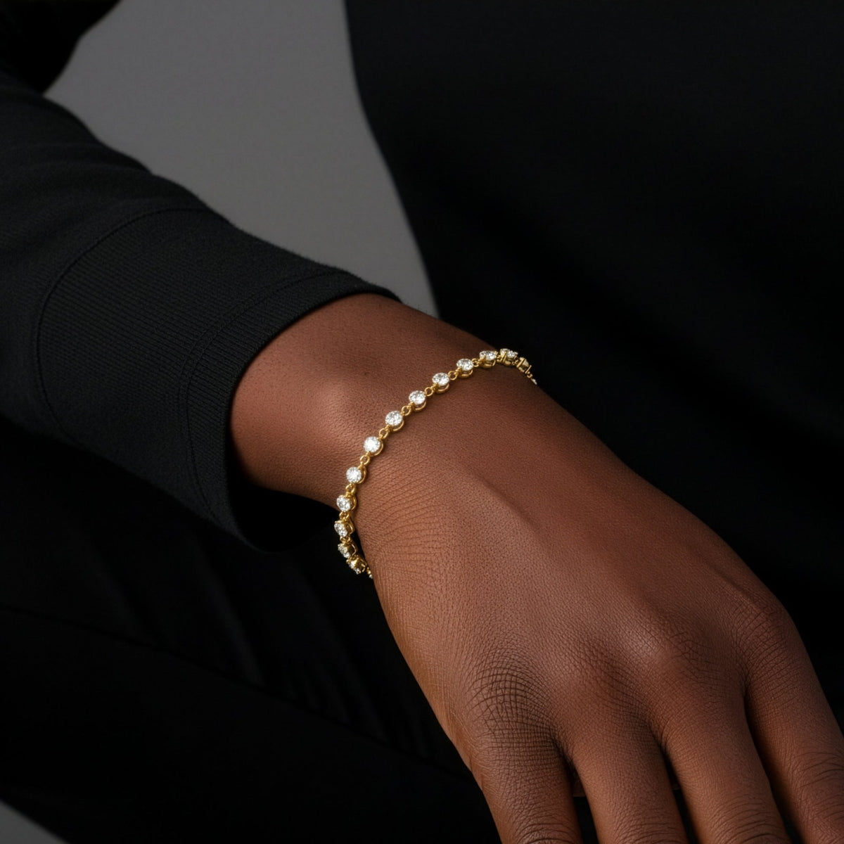 Armband insvept i diamanter