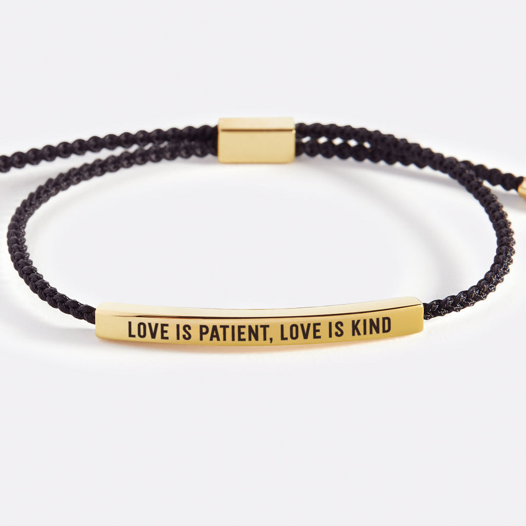 Love Is Patient, Love Is Kind Inspire Bracelet