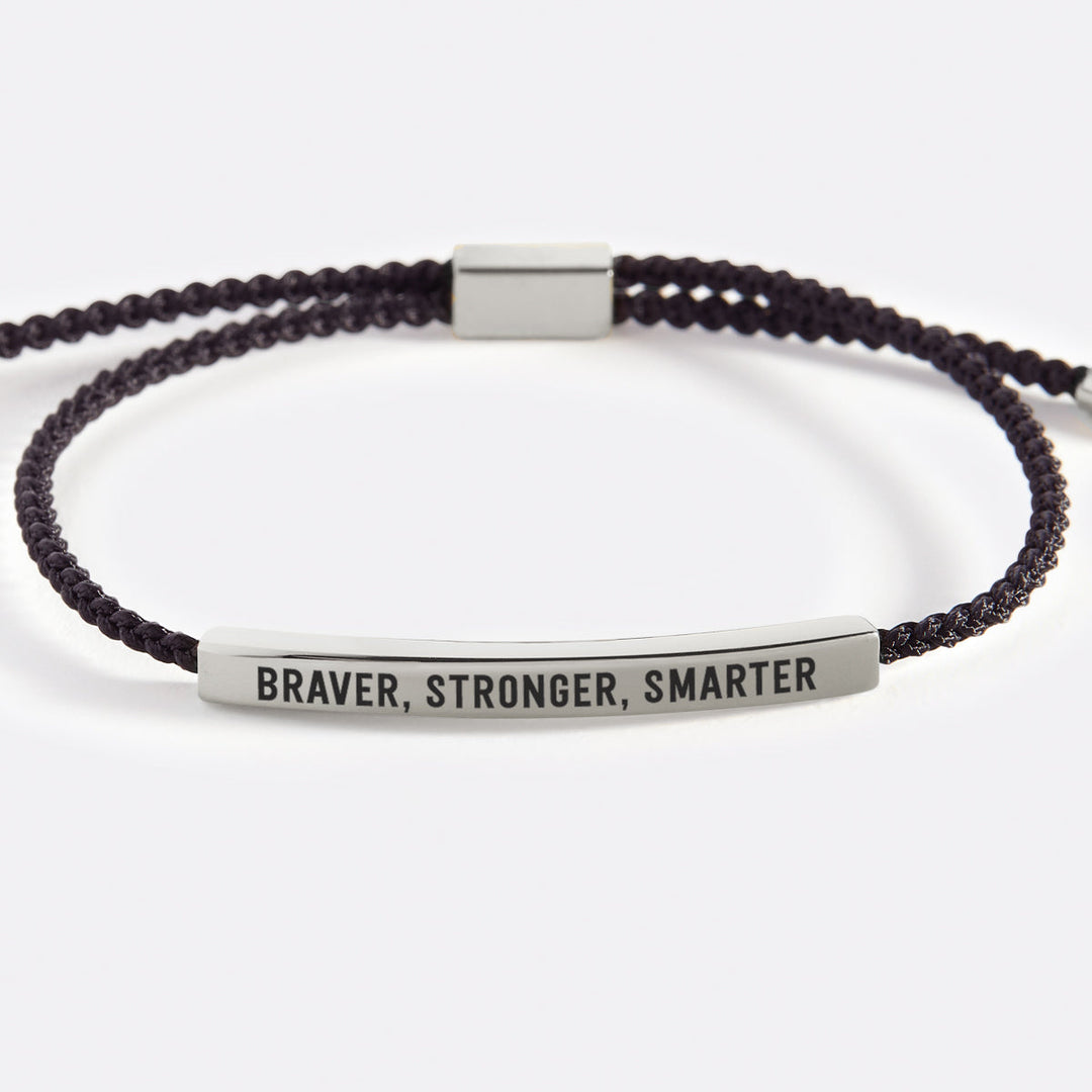 Pulseira Inspire Mais Corajosa, Mais Forte, Mais Inteligente