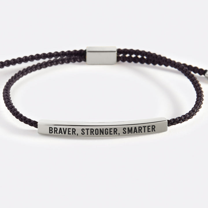 Pulseira Inspire Mais Corajosa, Mais Forte, Mais Inteligente