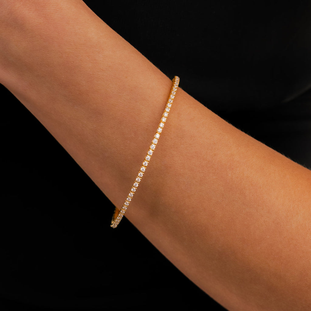Flexibele Diamanten Tennisarmband