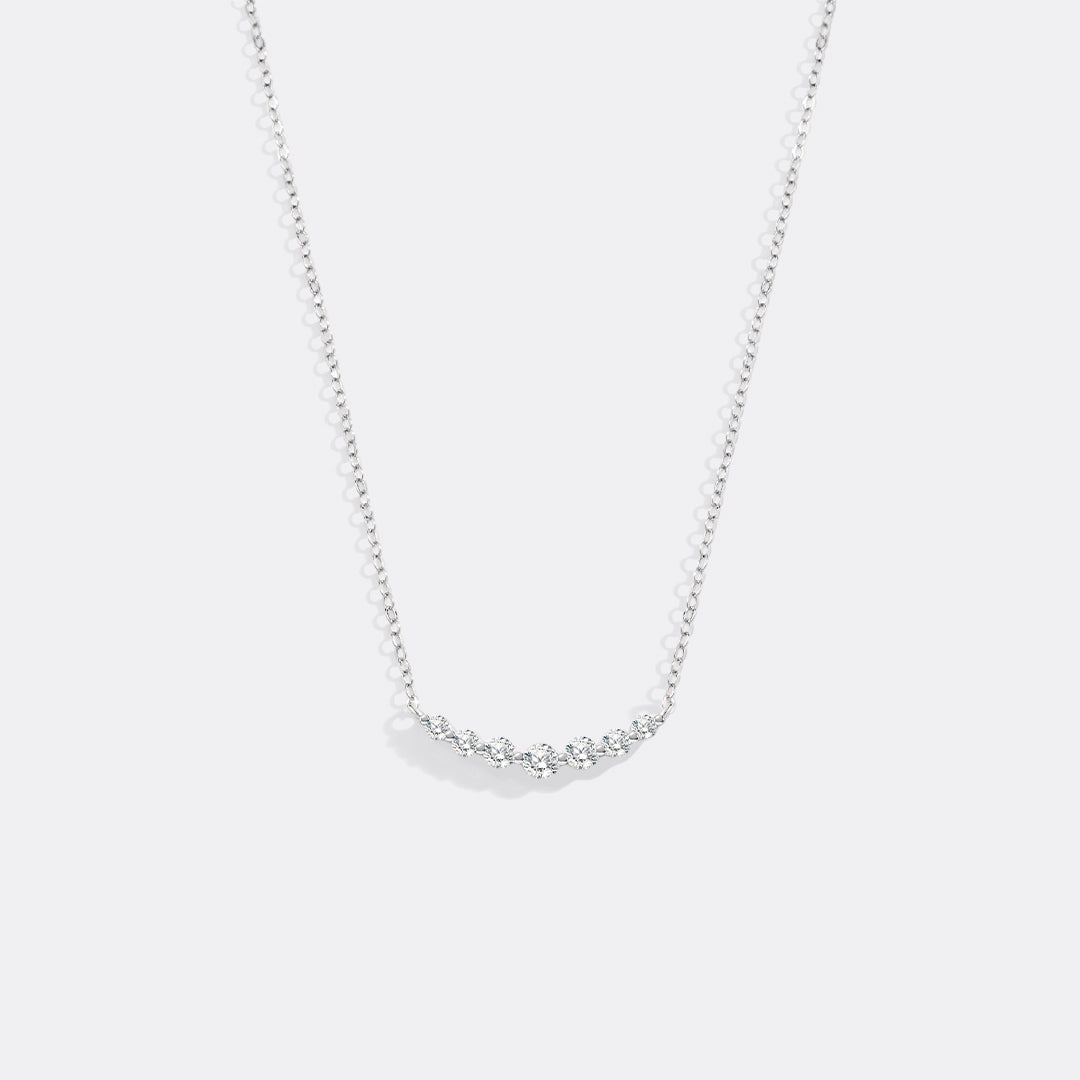 Classic Arc Diamond Necklace