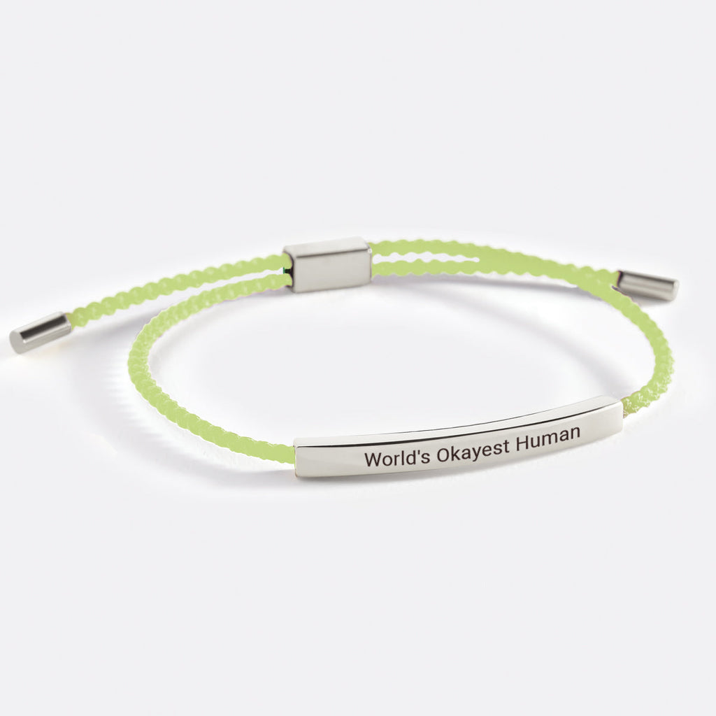 Pulsera Inspiradora del Humano Más o Menos del Mundo