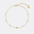 November Birthstone Station Bracelet